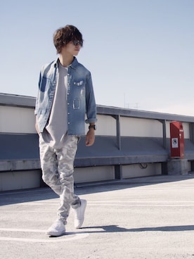 Matsuda Kazukiさん(メンズ・177cm)の夏コーディネート