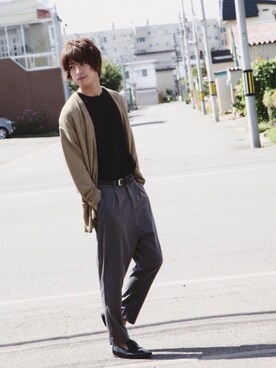 Matsuda Kazukiさん(メンズ・177cm)の秋コーディネート