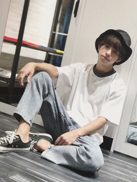 Matsuda Kazukiさん(メンズ・178cm)の夏コーディネート