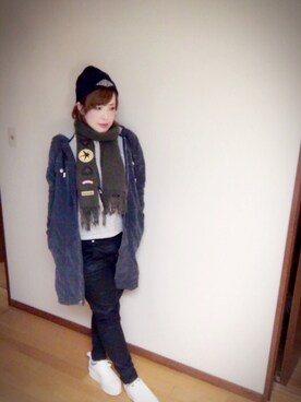 kazuさん（レディース・170cm）の冬コーディネート