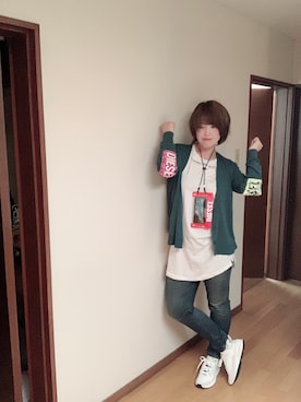 「ディーゼル」｜「アイテム（その他）」を使った、kazuさん（レディース・170cm）の秋コーディネート