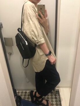 「HARIO Lampwork Factory（ハリオランプワークファクトリー）のアイテム」を使った、お箸さん（レディース・163cm）の秋コーディネート