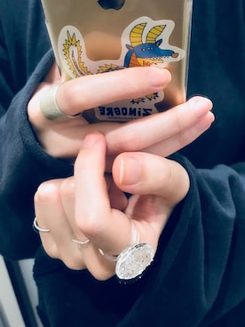 「MEDE19F（メデジュウキュウ）のアイテム（Tシャツ/カットソー）」を使った、お箸さん（レディース・163cm）の秋コーディネート