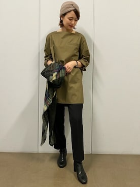 「お出掛けコーデ」｜「アイテム（その他）」を使った、mikaさん（レディース・158cm）の冬コーディネート