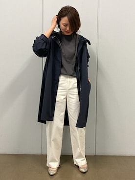 「春のマストワンアイテム」｜mikaさん（レディース・158cm）の冬コーディネート