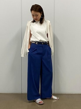 「フレンチカジュアル」｜mikaさん（レディース・158cm）の夏コーディネート