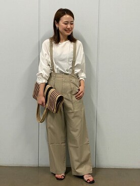 「きれい目コーデ」｜mikaさん（レディース・158cm）の夏コーディネート