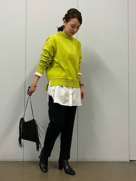 mikaさん（レディース・158cm）の冬コーディネート