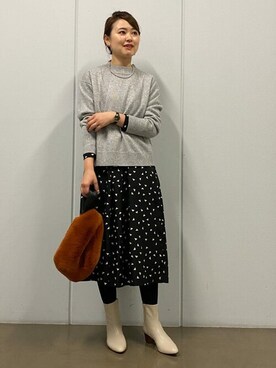 mikaさん（レディース・158cm）の冬コーディネート