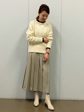 mikaさん（レディース・158cm）の冬コーディネート