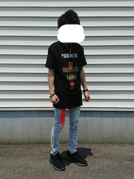 「OFF-WHITE」｜「アイテム（腕時計）」を使った、shoheiさん（メンズ・159cm）の夏コーディネート