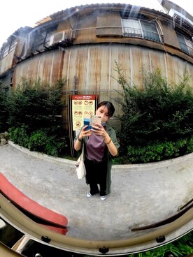 megさん（レディース・172cm）の秋コーディネート