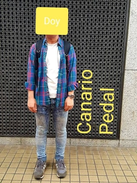 「ANDROID（アンドロイド）のアイテム」を使った、Doyさん（メンズ・172cm）の夏コーディネート