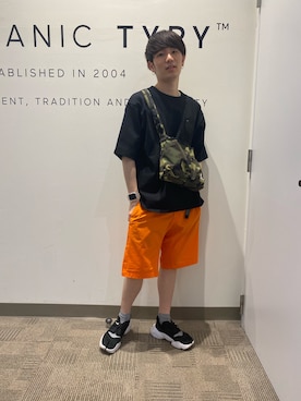 「Apple（-）のアイテム」を使った、渋谷龍馬さん（メンズ・170cm）の春コーディネート