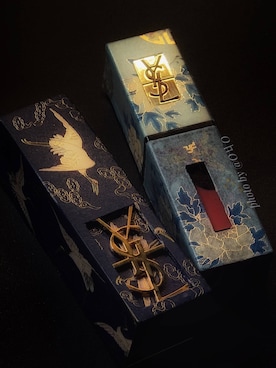 「YSL（ワイエスエル）のアイテム（メイクアップ）」を使った、我正百无聊赖你正美貌さん（レディース・160cm）の秋コーディネート