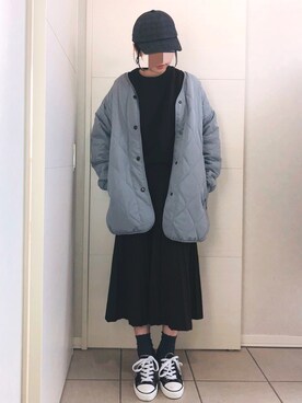 「LEPSIM（レプシィム）のアイテム（ブルゾン）」を使った、❁⃘asa❁⃘さん（レディース・150cm）の秋コーディネート