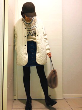 「LEPSIM（レプシィム）のアイテム（ブルゾン）」を使った、❁⃘asa❁⃘さん（レディース・150cm）の秋コーディネート