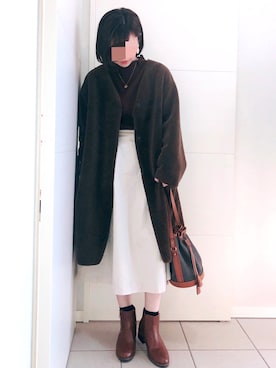 「JOURNAL STANDARD relume（ジャーナルスタンダード　レリューム）のアイテム（ムートンコート）」を使った、❁⃘asa❁⃘さん（レディース・150cm）の秋コーディネート