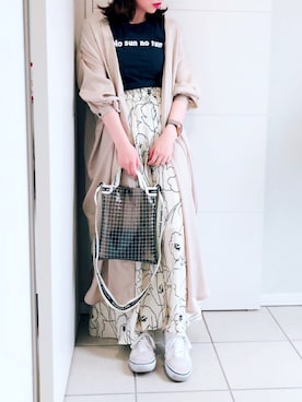 「classicalelf（クラシカルエルフ）のアイテム（シャツワンピース）」を使った、❁⃘asa❁⃘さん（レディース・150cm）の春コーディネート