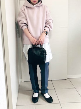 「AmbreNeige」｜「アイテム（バレエシューズ）」を使った、❁⃘asa❁⃘さん（レディース・150cm）の秋コーディネート