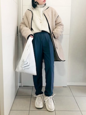 「La-gemme（ラジェム）のアイテム（その他アウター）」を使った、❁⃘asa❁⃘さん（レディース・150cm）の冬コーディネート