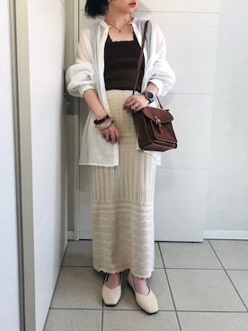 「ZOZOでしか買えない」｜「アイテム（その他）」を使った、❁⃘asa❁⃘さん（レディース・150cm）の春コーディネート