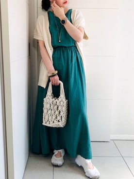 「T・S・L（ティーエスエル）のアイテム」を使った、❁⃘asa❁⃘さん（レディース・150cm）の夏コーディネート