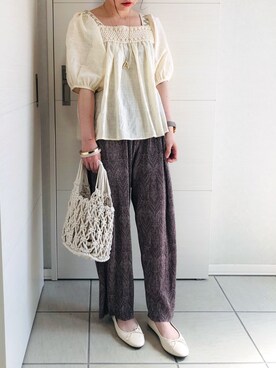 「T・S・L（ティーエスエル）のアイテム」を使った、❁⃘asa❁⃘さん（レディース・150cm）の夏コーディネート