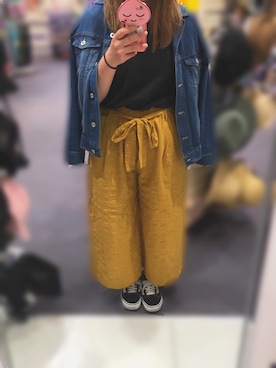「CECIL McBEE（セシルマクビー）のアイテム（デニムジャケット）」を使った、Rさん（レディース・154cm）の春コーディネート