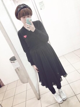 「Lee（リー）のアイテム（パンツ）」を使った、123さん（レディース・157cm）の春コーディネート