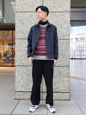 Yusuke Nakajimaさん(メンズ・176cm)の秋コーディネート