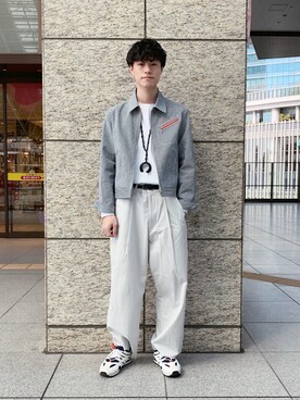 「SCYE BASICS（サイベーシックス）のアイテム（ジャケット/アウター）」を使った、Yusuke Nakajimaさん（メンズ・176cm）の春コーディネート