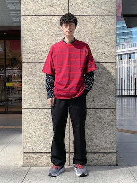 Yusuke Nakajimaさん（メンズ・176cm）の春コーディネート