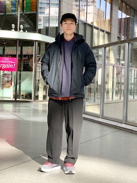 Yusuke Nakajimaさん（メンズ・176cm）の冬コーディネート