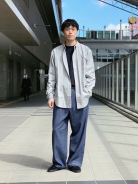 Yusuke Nakajimaさん（メンズ・176cm）の春コーディネート