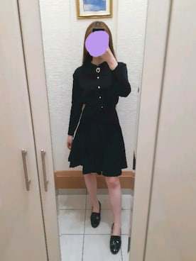 「DHOLIC（ディーホリック）のアイテム（セットアップ）」を使った、ずきさん（レディース・165cm）の冬コーディネート