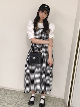 「apres jour（アプレジュール）のアイテム（その他シューズ）」を使った、ﾒｸﾞﾐさん（レディース・159cm）の夏コーディネート