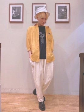 「SHOO・LA・RUE（シューラルー）のアイテム」を使った、いましさん（メンズ・169cm）の春コーディネート