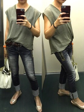 エミさん（レディース・165cm）の春コーディネート