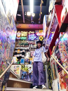 「TYAKASHAのアイテム（パンツ）」を使った、pineapple666さん（レディース・160cm）の夏コーディネート