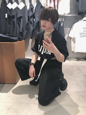 「FILA」｜sena kikutaさん（レディース・158cm）の春コーディネート