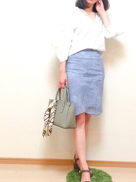 「HIPS（ヒップス）のアイテム」を使った、amiさん（レディース・168cm）の夏コーディネート