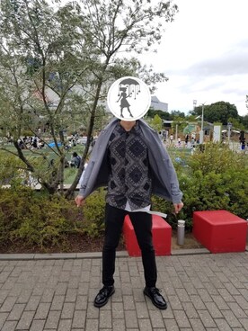 さかがみさん（メンズ・180cm）の秋コーディネート