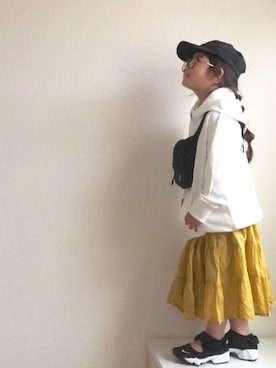 「アイテム（スカート）」を使った、nami *さん（キッズ・100cm）の春コーディネート