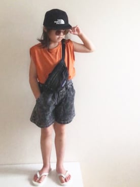 「ボーイッシュ」｜nami *さん（キッズ・110cm）の夏コーディネート