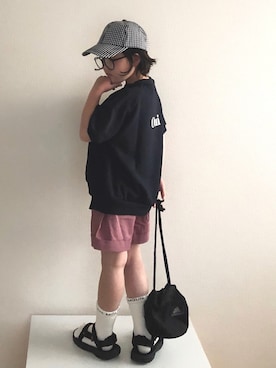 「アイテム（サンダル）」を使った、nami *さん（キッズ・110cm）の春コーディネート