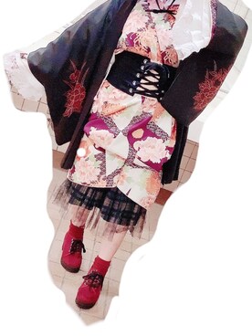 ワンピース ドレスを使った 着物羽織 の人気ファッションコーディネート Wear
