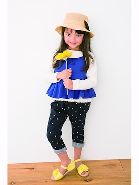 「アイテム（キャミソール）」を使った、KPOfｆicialさん（キッズ・110cm）の冬コーディネート