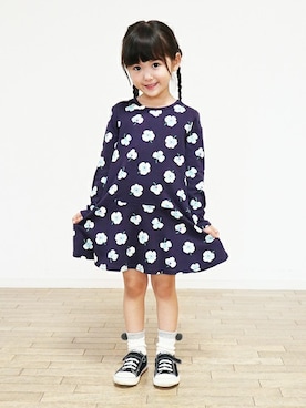 「アイテム（ワンピース/ドレス）」を使った、KPOfｆicialさん（キッズ・110cm）の夏コーディネート