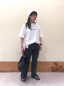 「ベーシックカラー」｜sayurikwgc0804さん（レディース・160cm）の夏コーディネート